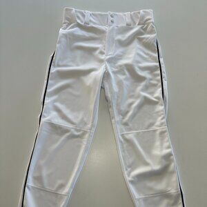 Dirty Mids Baseball Pants Adult Size Medium White Stretchy Athletic Sports NWT